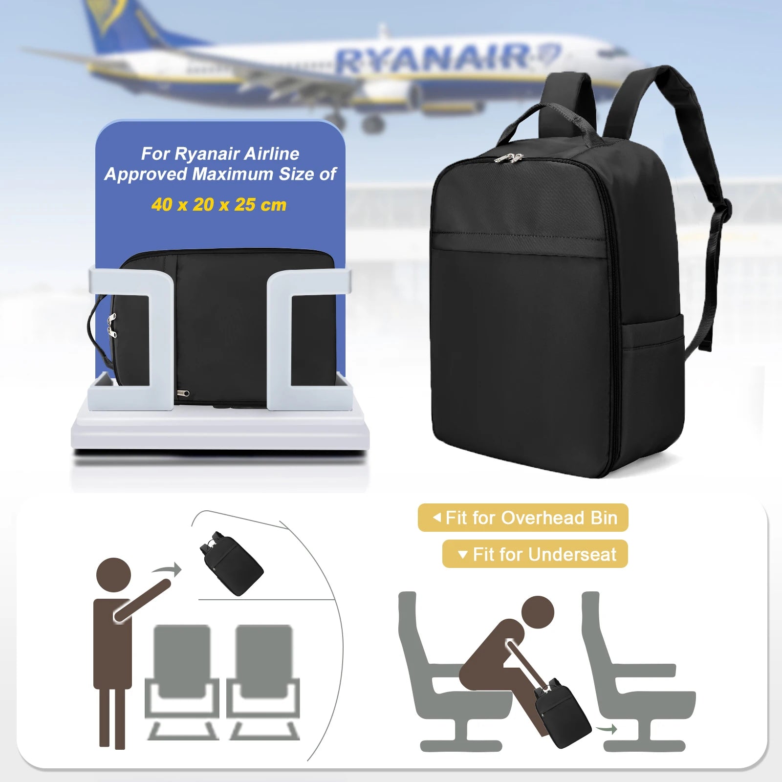 Ryanair & EasyJet Cabin Backpack