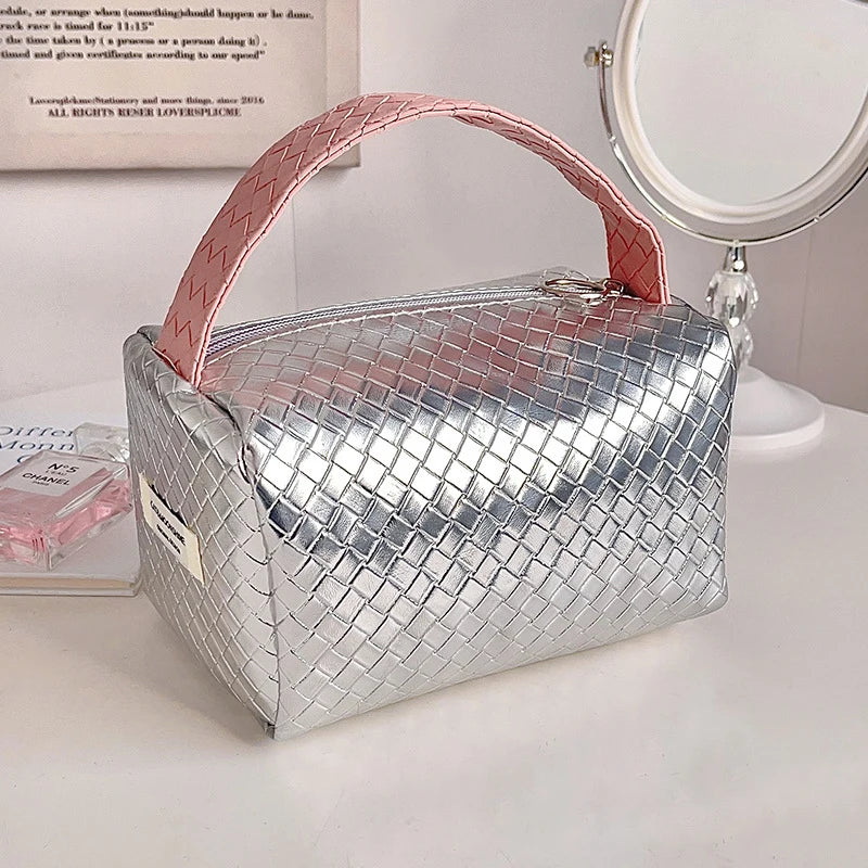 Large-Capacity PU Makeup Pouch