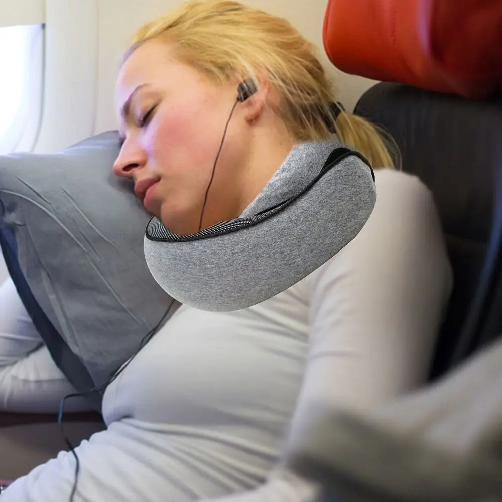 Adjustable Memory Foam Neck Pillow