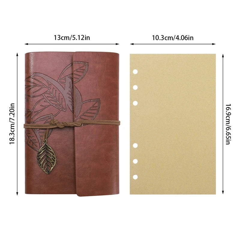 Vintage Traveler's Binder Notebook