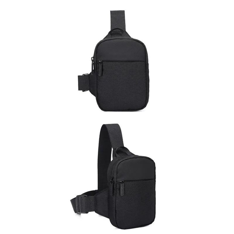 Black Mobile Chest Bag