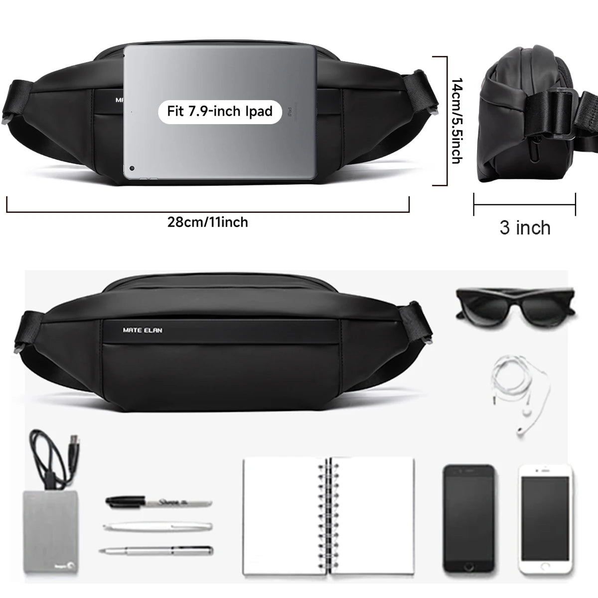 Waterproof Crossbody Sling Bag