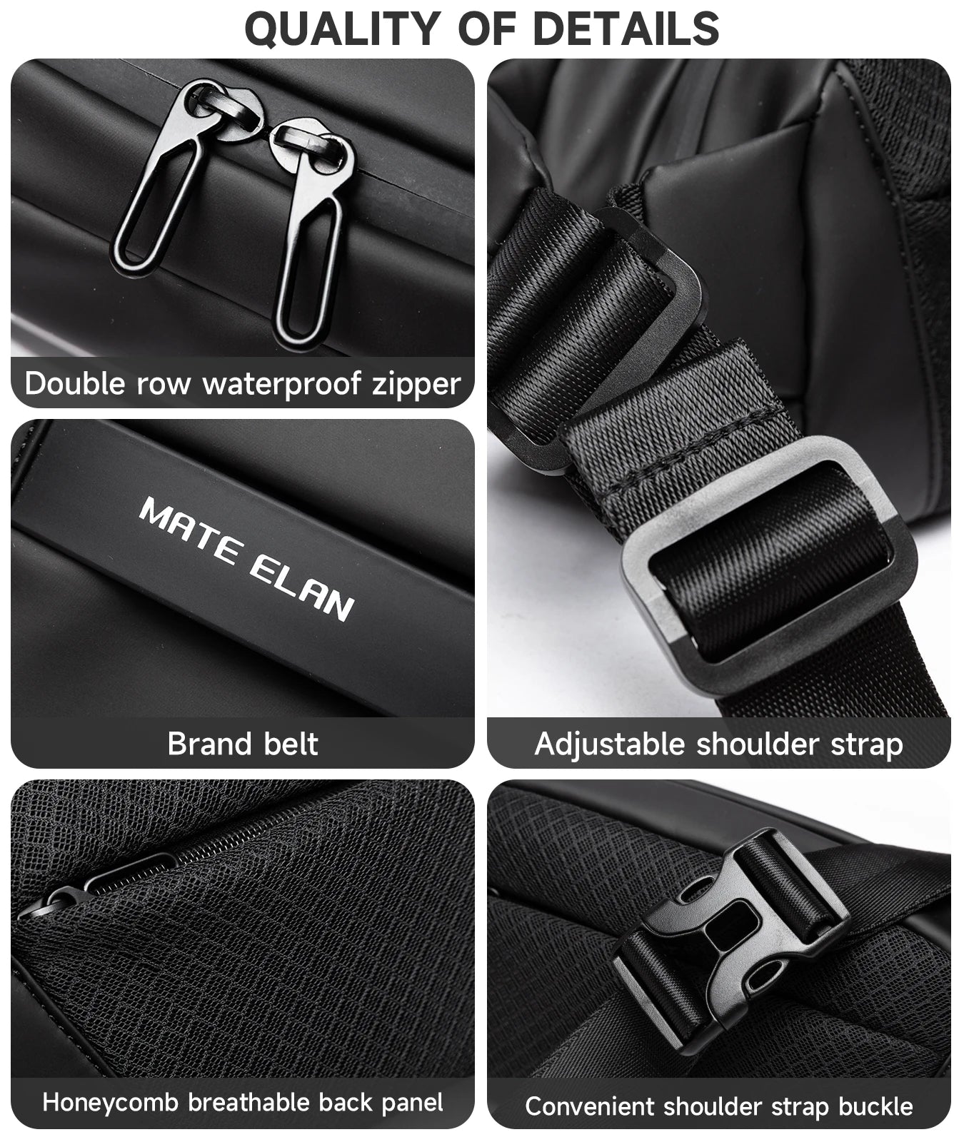 Waterproof Crossbody Sling Bag