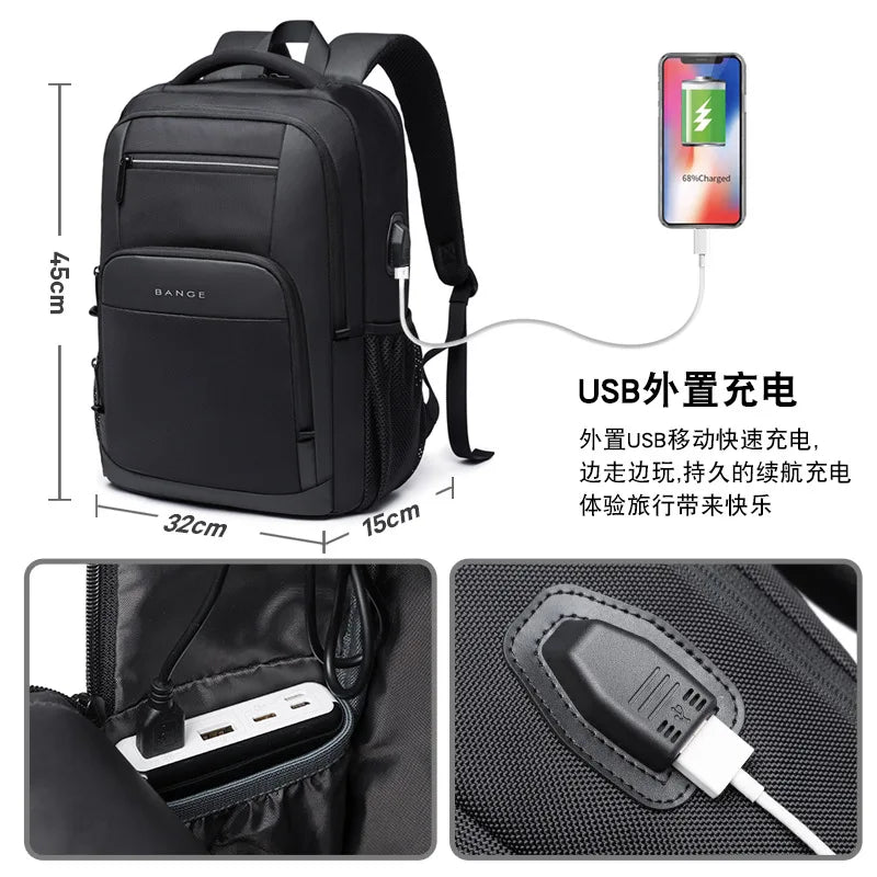 Bange Men's Laptop Travel Backpack