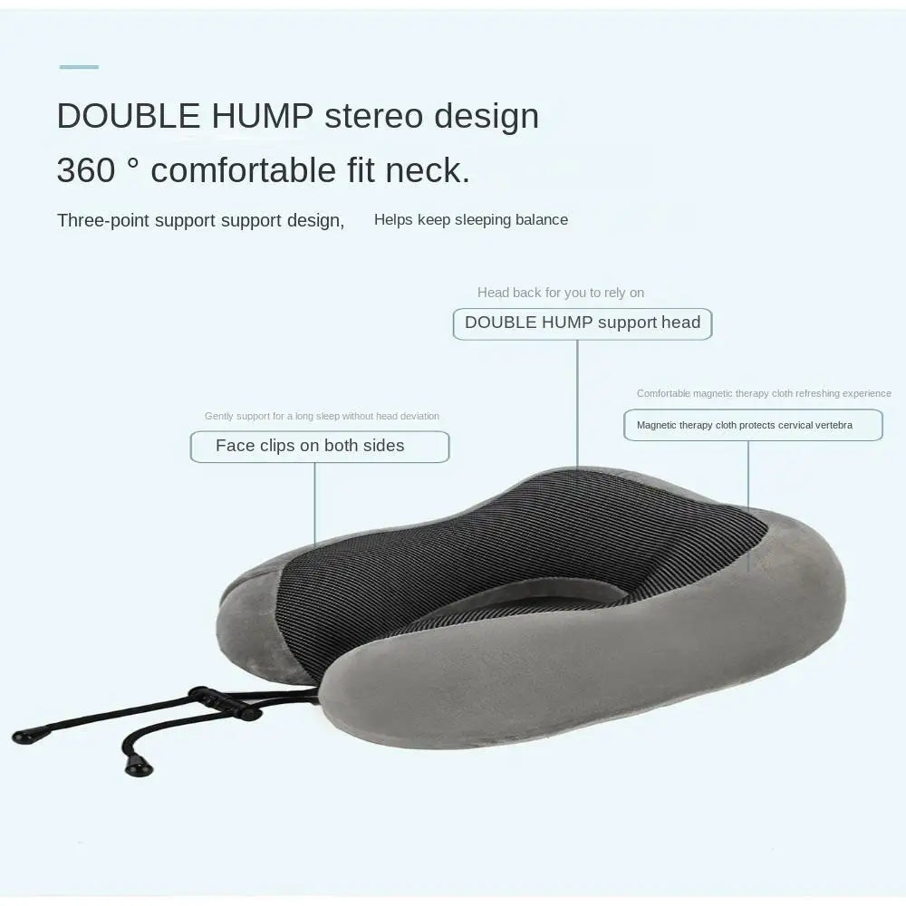 Memory Foam U-Shaped Travel Pillow