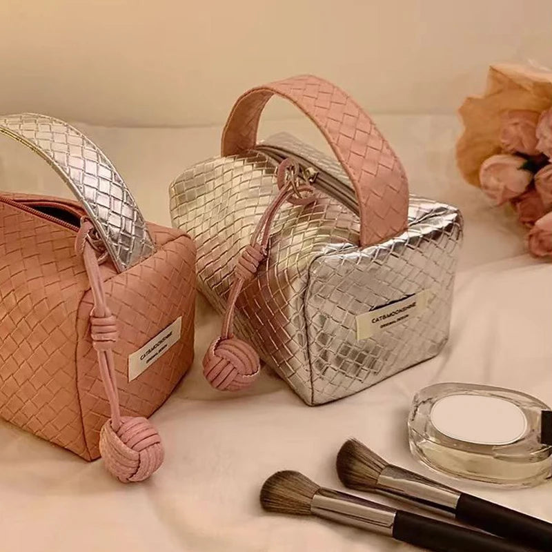 Large-Capacity PU Makeup Pouch