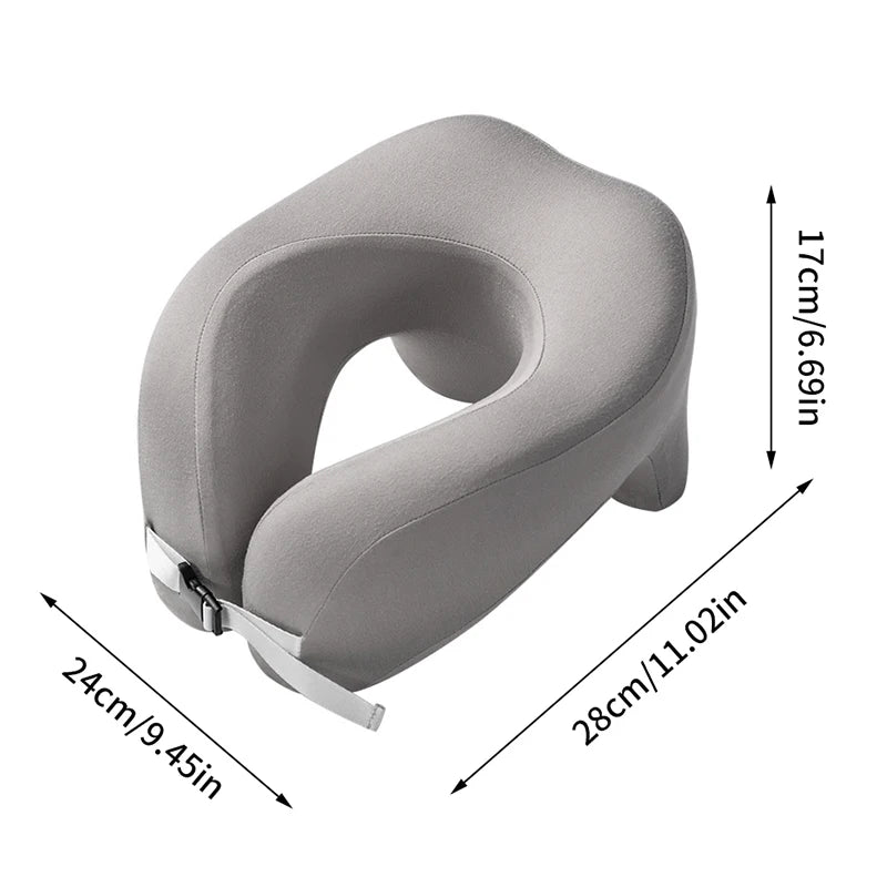 Pure Memory Foam U-Shape Travel Pillow