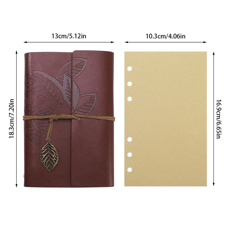 Vintage Traveler's Binder Notebook