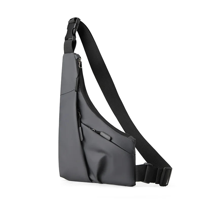 Anti-Theft Leather Crossbody Bag