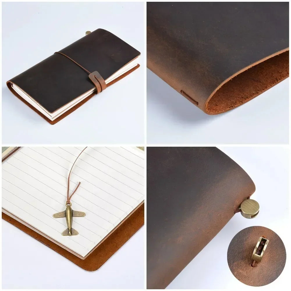 Handmade Leather Travel Notebook