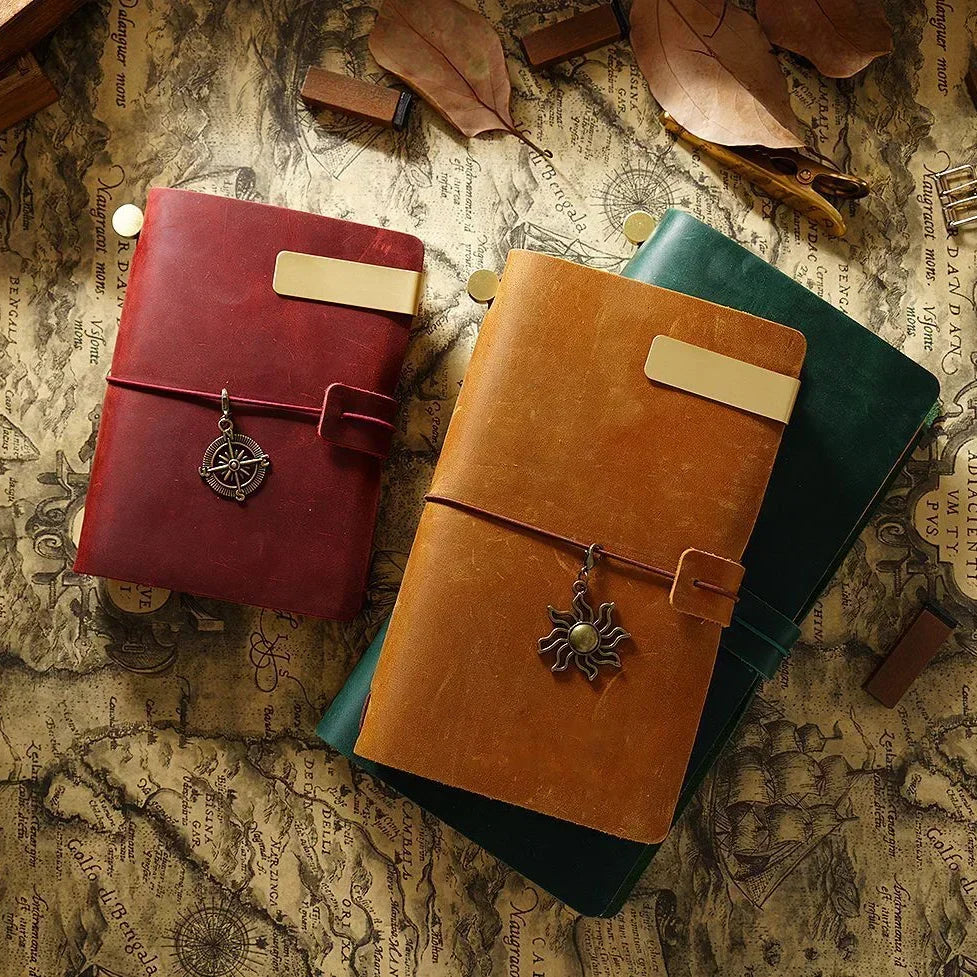 Handmade Leather Travel Notebook