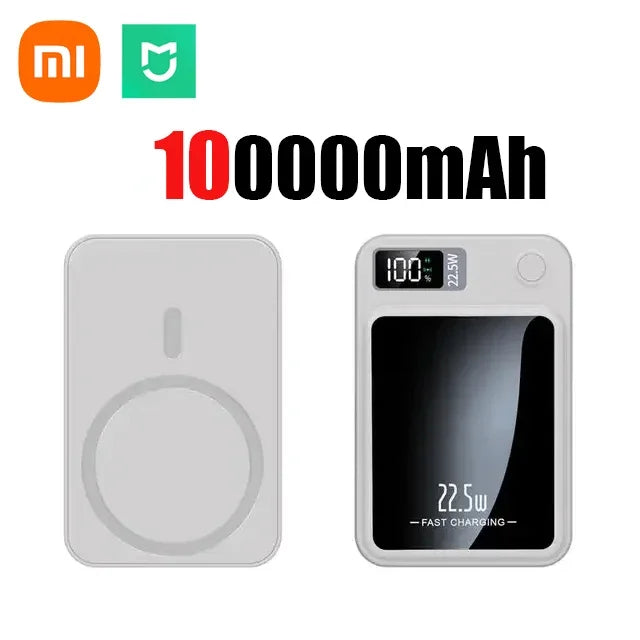 100,000mAh Magnetic Wireless Power Bank