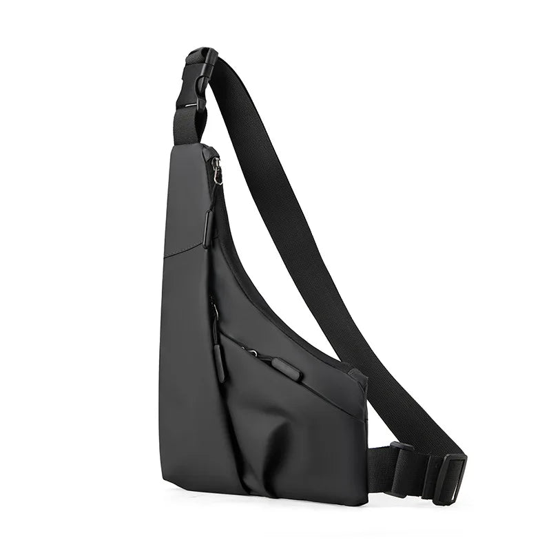 Anti-Theft Leather Crossbody Bag