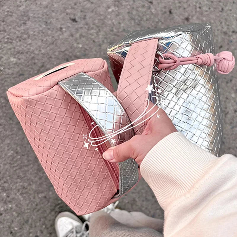 Large-Capacity PU Makeup Pouch