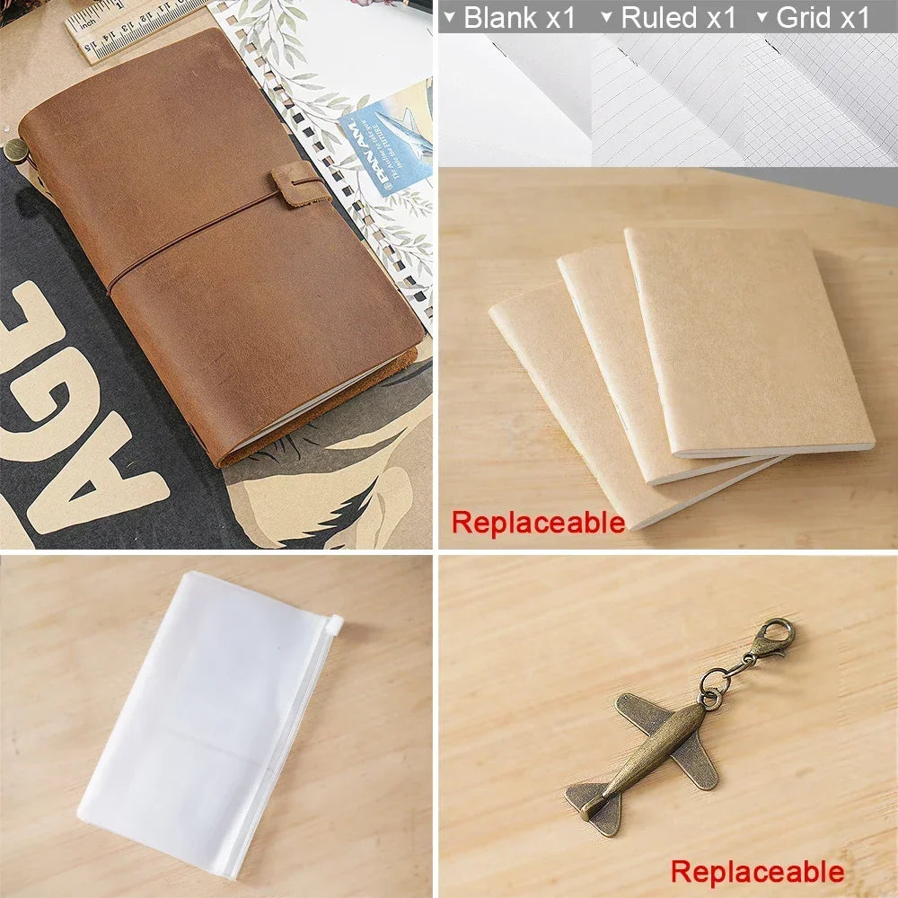 Handmade Leather Travel Notebook