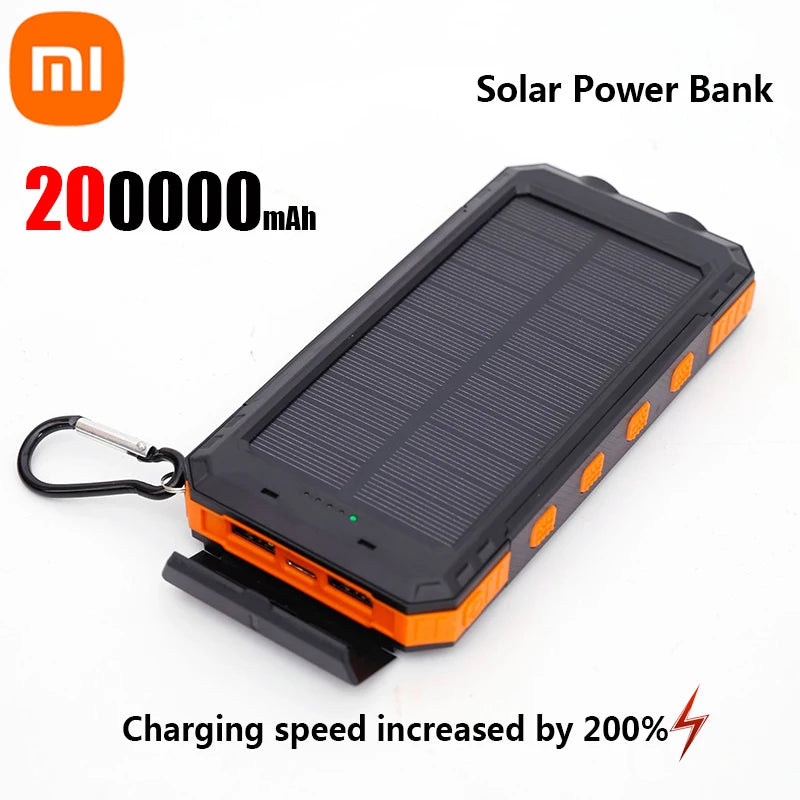 200,000mAh Solar Power Bank