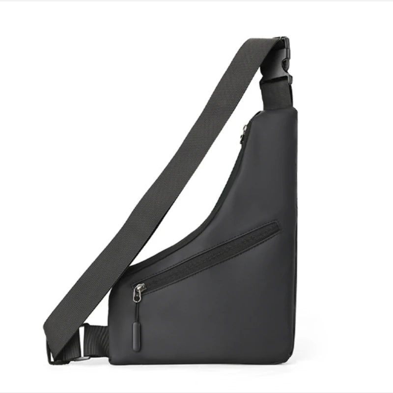 Anti-Theft Leather Crossbody Bag