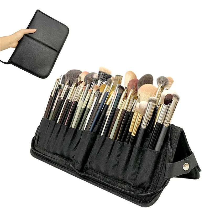 Foldable Makeup Brush Bag