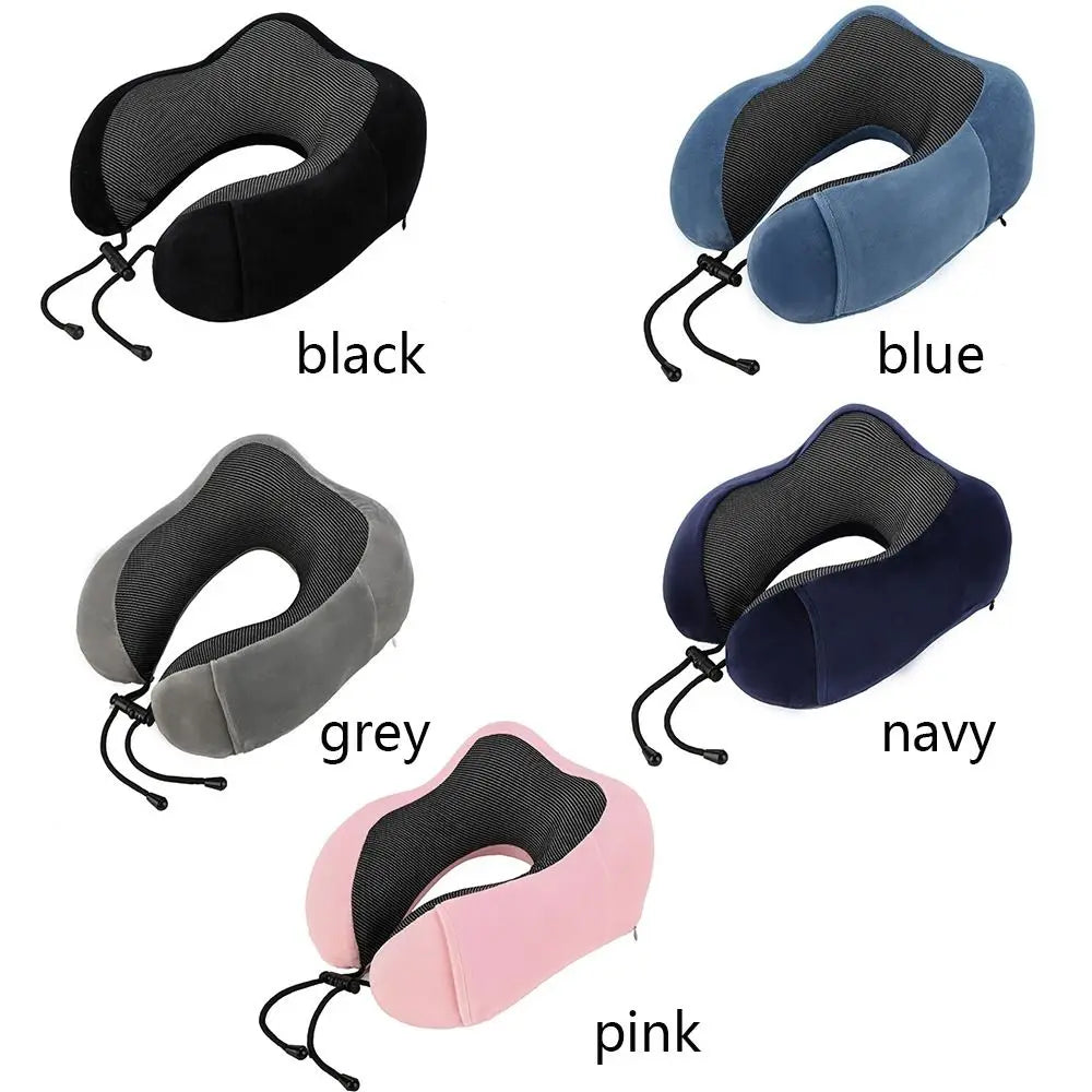 Memory Foam U-Shaped Travel Pillow