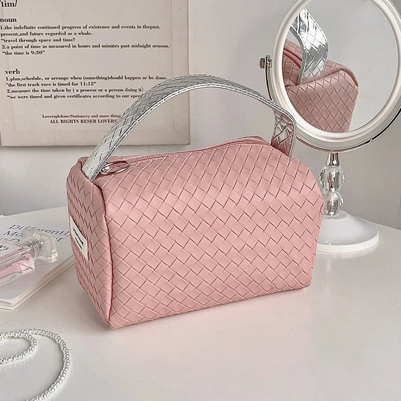 Large-Capacity PU Makeup Pouch