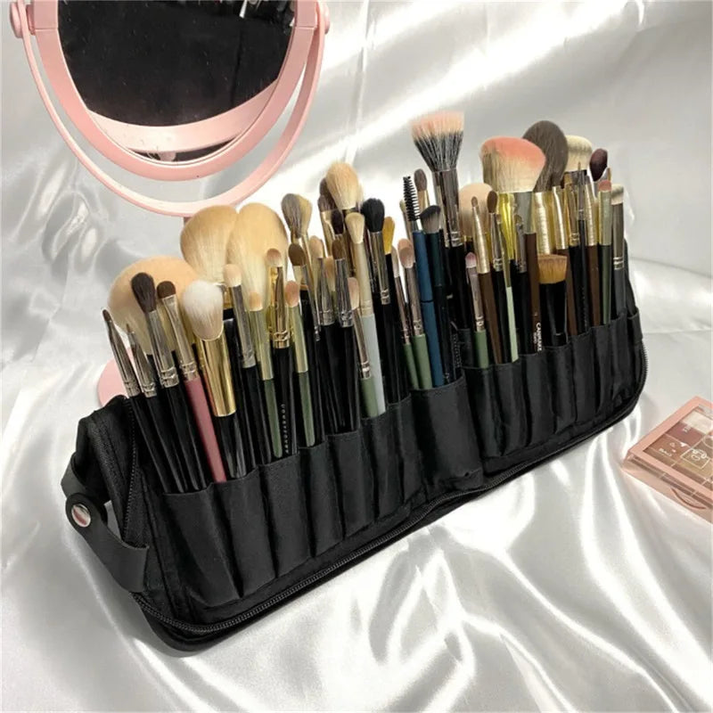 Foldable Makeup Brush Bag