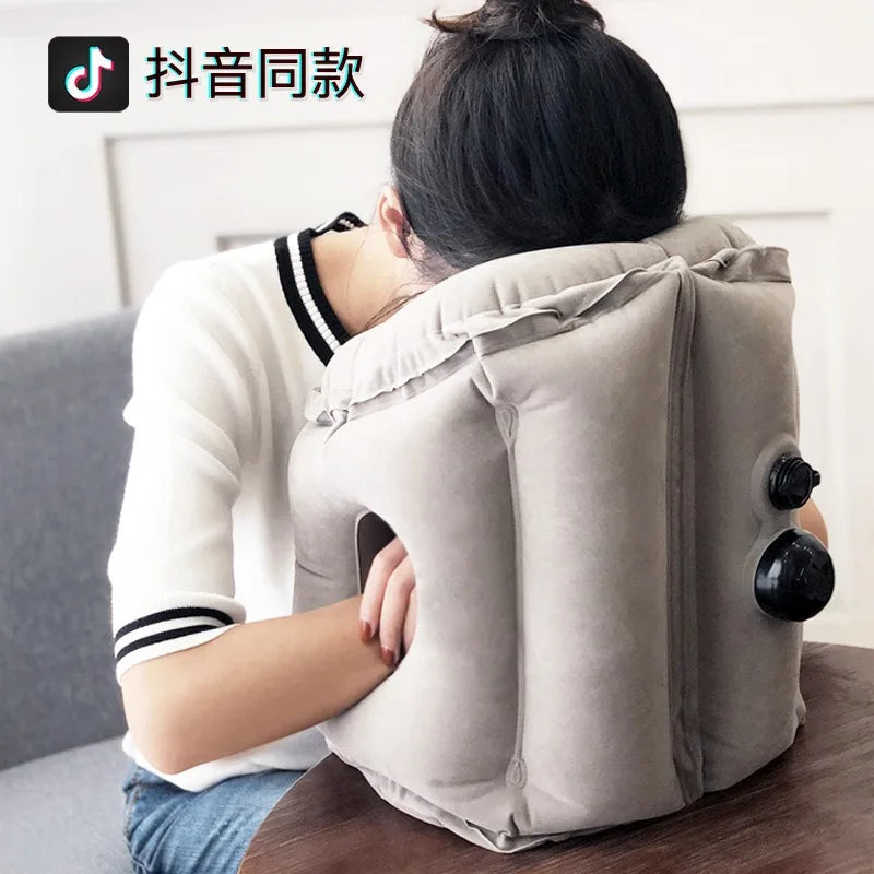 Upgraded Inflatable Travel Neck Pillow
