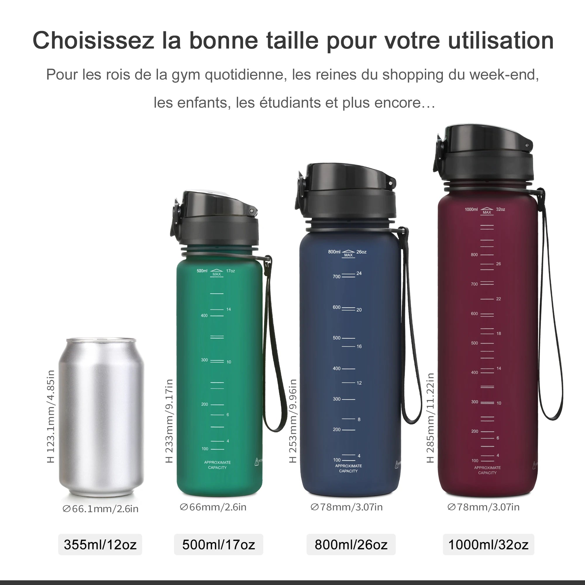 Leakproof Sports Water Bottle