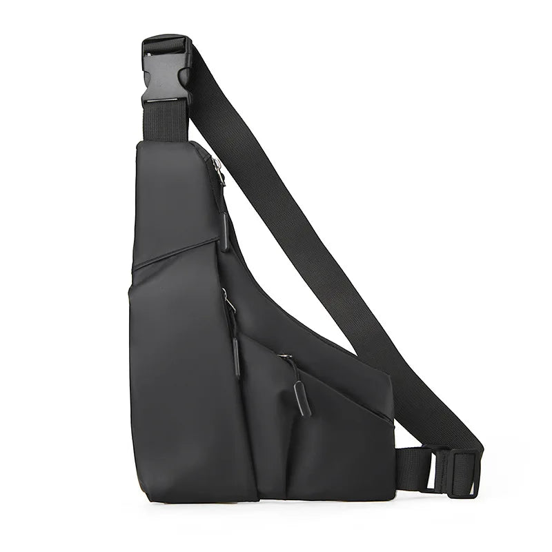 Anti-Theft Leather Crossbody Bag