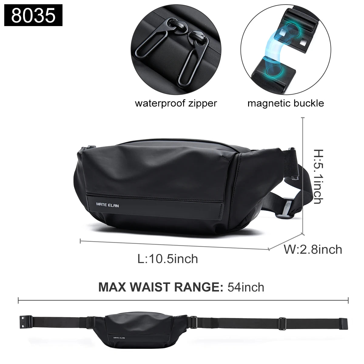 Waterproof Crossbody Sling Bag