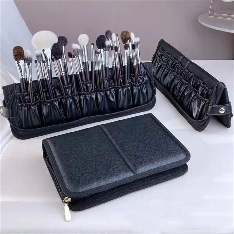 Foldable Makeup Brush Bag