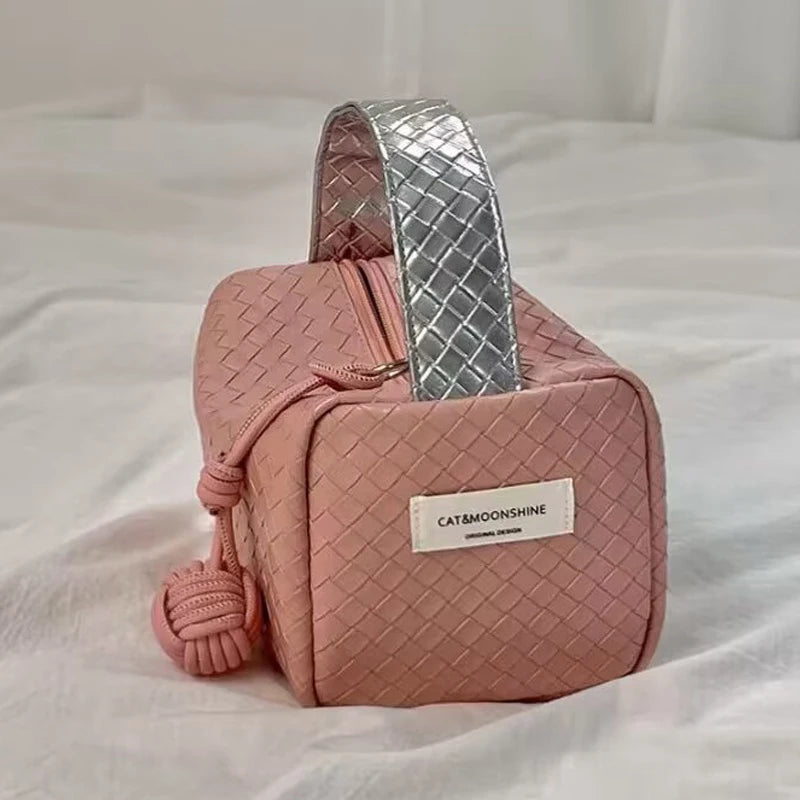 Large-Capacity PU Makeup Pouch