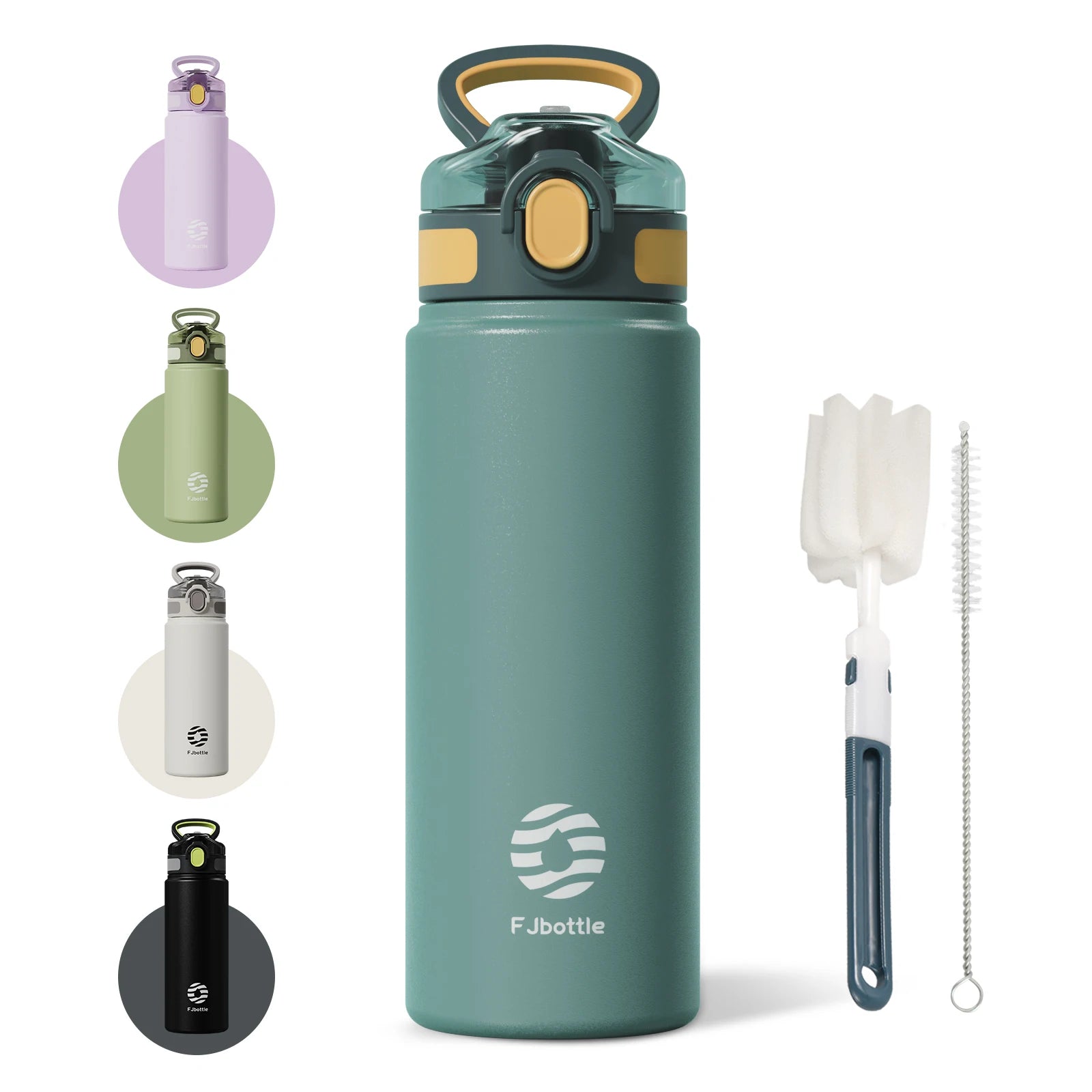 Stainless Steel Thermos with Straw