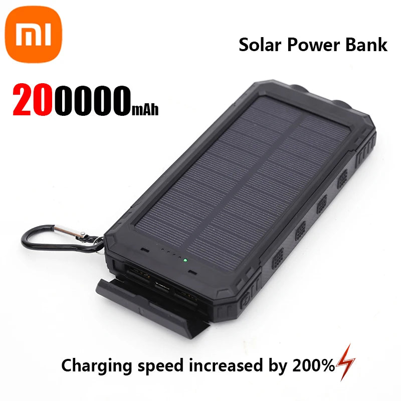 200,000mAh Solar Power Bank