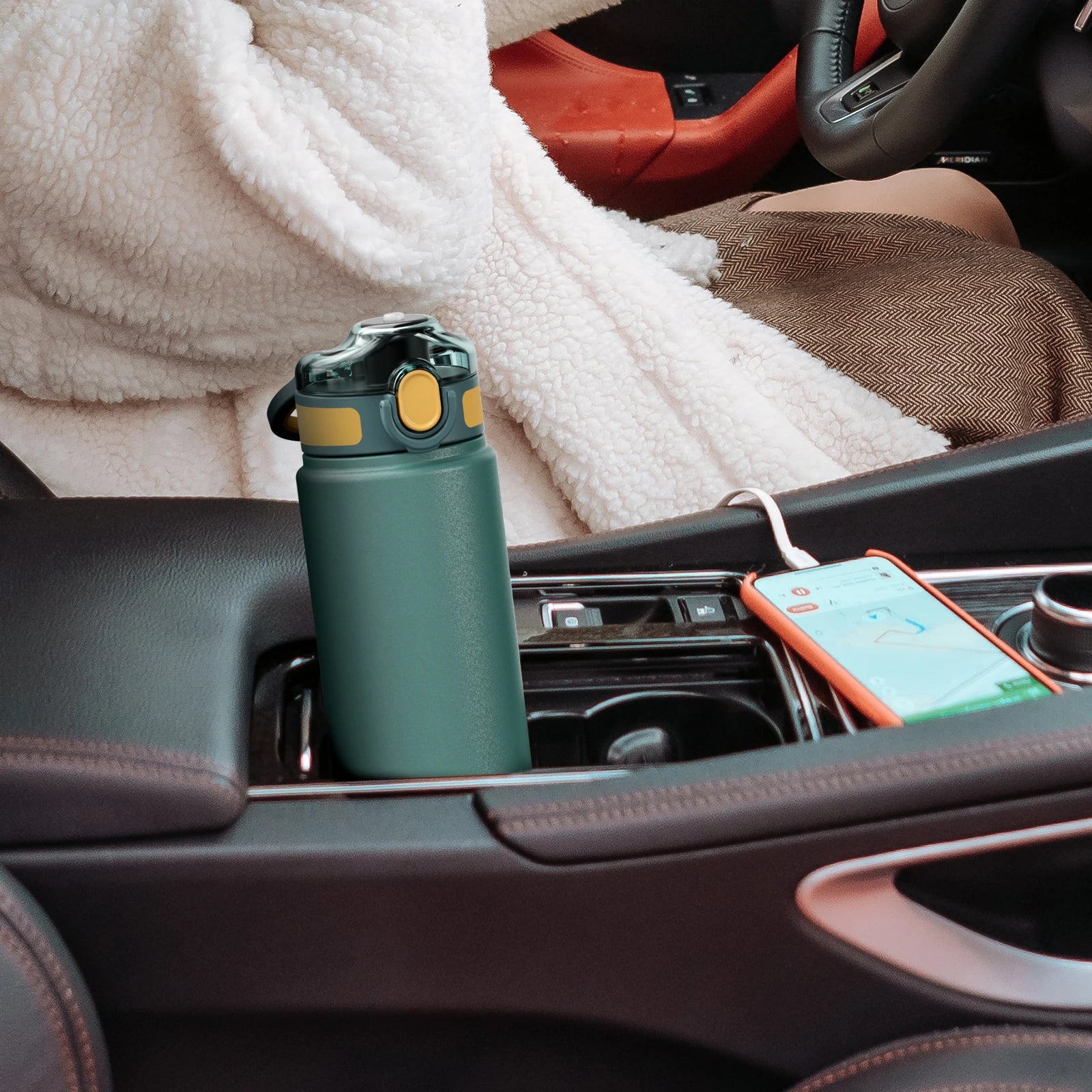 Stainless Steel Thermos with Straw
