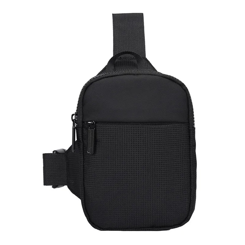 Black Mobile Chest Bag